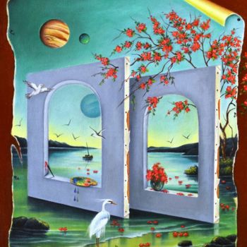 Pintura titulada "Portais" por Dulce Atelier, Obra de arte original