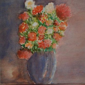 Painting titled "Impro bouquet" by Dumamar, Original Artwork
