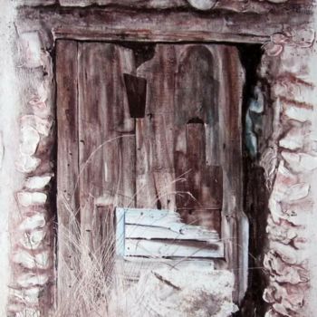 Peinture intitulée "puerta-de-pajar.jpg" par Ara Varea, Œuvre d'art originale