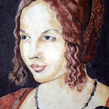 Pintura titulada "Joven veneciana" por Ara Varea, Obra de arte original