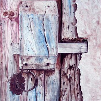 Painting titled "07/2012 The Doors" by Ara Varea, Original Artwork