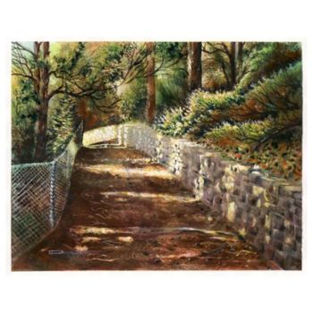 제목이 "Forest path, White…"인 미술작품 Dumitru Barliga로, 원작