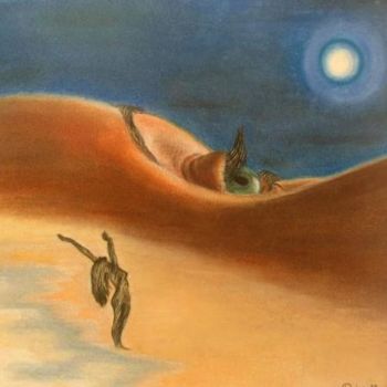 Pintura titulada "la playa" por Dunam, Obra de arte original, Oleo