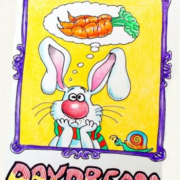 Drawing titled "Daydream" by John Hudson Hawke, Original Artwork