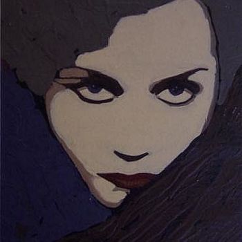 Peinture intitulée "Femme fatale" par Gérard Dupuch, Œuvre d'art originale, Huile