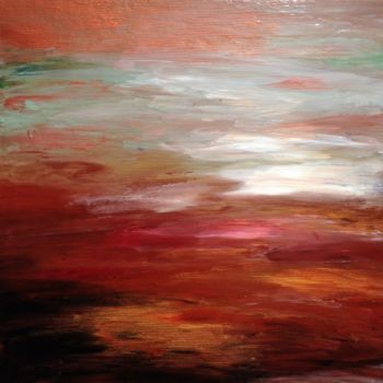 Pittura intitolato "Horizon 3" da David Vall, Opera d'arte originale, Acrilico
