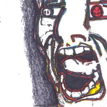 Drawing titled "screaming" by Dvsalias, Original Artwork
