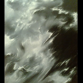 Malerei mit dem Titel "Storm" von Brost, Original-Kunstwerk, Öl