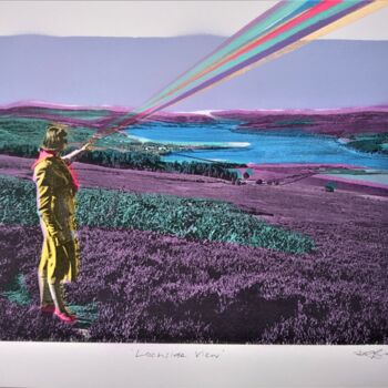 Printmaking titled "'Lochside View' - C…" by Dylan Bell (Bells Galleries), Original Artwork, Spray paint