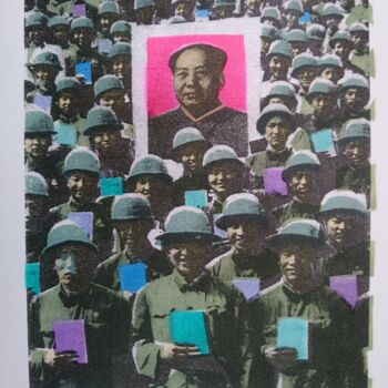 "Mao Money" başlıklı Baskıresim Dylan Bell (Bells Galleries) tarafından, Orijinal sanat, Sprey boya