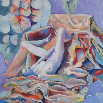 Malerei mit dem Titel "Farbe jednog haosa" von Dzogaz, Original-Kunstwerk, Öl
