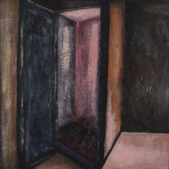 Painting titled "Interior I" by Dzovig Arnelian, Original Artwork, Acrylic
