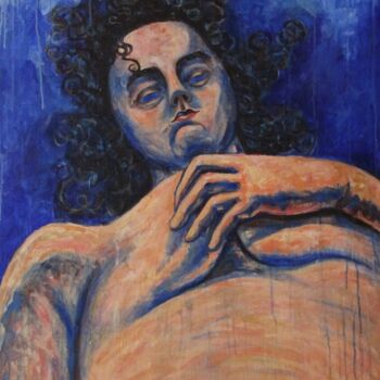 Pittura intitolato "Looking down on  Yo…" da Dzovig Arnelian, Opera d'arte originale, Acrilico