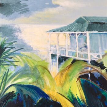 Painting titled "Martinique 2" by Eliane Boivin, Original Artwork, Acrylic