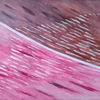 Pittura intitolato "Ondes sous la brume…" da Emmanuel Nouyrigat, Opera d'arte originale, Acrilico