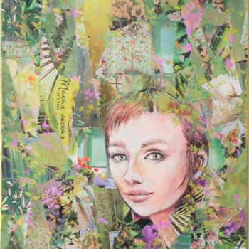 Collages titled "June" by Elena Potapova, Original Artwork, Acrylic