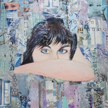 Collages titled "January" by Elena Potapova, Original Artwork, Collages