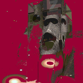 Digitale Kunst mit dem Titel "The Infrared Launch" von Seyyed Mohsen Shahidi, Original-Kunstwerk, 3D Modellierung