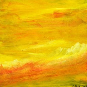 Peinture intitulée "Golden Glory" par Art By Linda, Œuvre d'art originale