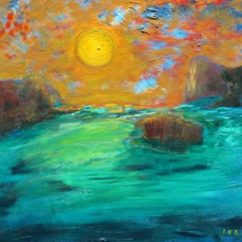 Painting titled "Dream Scene" by Art By Linda, Original Artwork, Oil