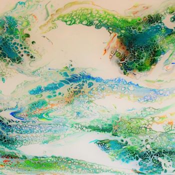 Pittura intitolato "Bubbles" da Earthurart, Opera d'arte originale