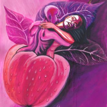 Pintura titulada "Fruit du Jardin d'E…" por Emmanuel Baliyanga, Obra de arte original, Oleo