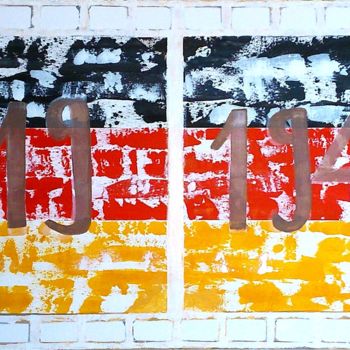 Painting titled "00.00.01, The first…" by Belattar, Original Artwork, Acrylic