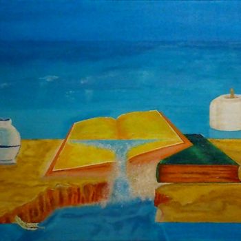 Malerei mit dem Titel "The journey of the…" von Belattar, Original-Kunstwerk, Acryl