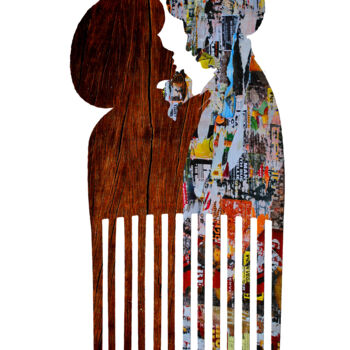 Arts numériques intitulée "LÈ OU LOVE + Collec…" par Eben Kela, Œuvre d'art originale, Peinture numérique