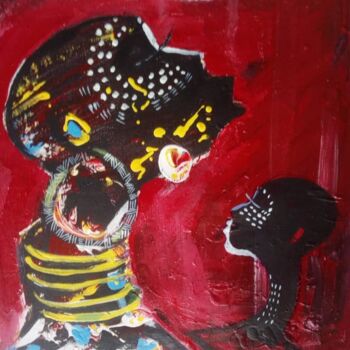 "Cave god" başlıklı Tablo Ebenezer Kwesi Ofori Appiah tarafından, Orijinal sanat, Akrilik