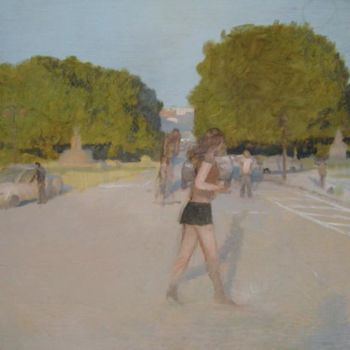Painting titled "Parc Mont-Royal" by Eb, Original Artwork