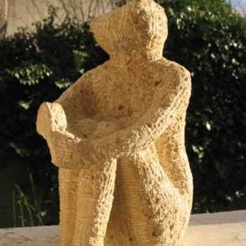 Sculpture titled "SPECTATEUR" by Bernard Lougarre, Original Artwork