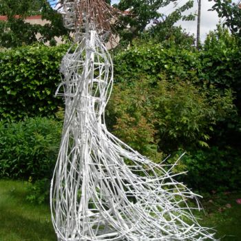 Sculpture intitulée "Déesse de la paix" par Bernard Lougarre, Œuvre d'art originale