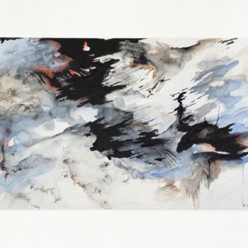 Peinture intitulée "Murky waters 7" par Evgeniya Bova, Œuvre d'art originale, Aquarelle