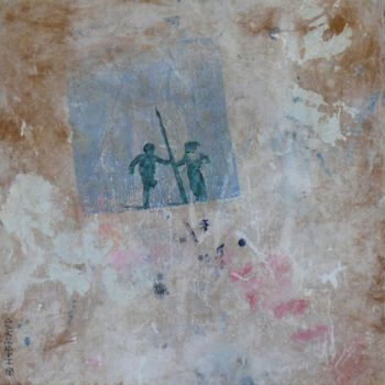 Pittura intitolato "Un jeu sans fin" da Ebro, Opera d'arte originale