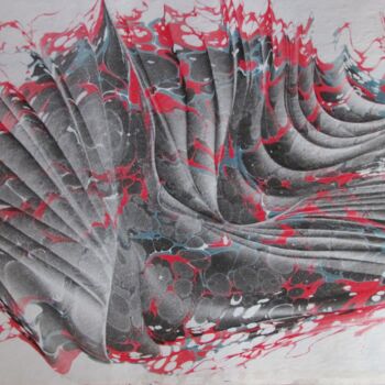 "parmak izi" başlıklı Resim Ebru Sanatçısı tarafından, Orijinal sanat, Pigmentler