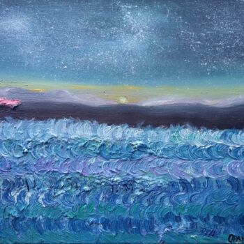 Картина под названием "sea miracle" - Ecaterina Oranciuc, Подлинное произведение искусства, Масло