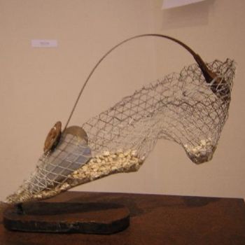 「piedras en el zapato」というタイトルの彫刻 Paula Echarrenによって, オリジナルのアートワーク