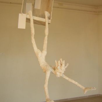 Escultura titulada "mudanza(detalle II)" por Paula Echarren, Obra de arte original
