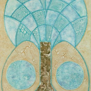 Pittura intitolato "tree-of-life" da Ed Smite, Opera d'arte originale, Olio