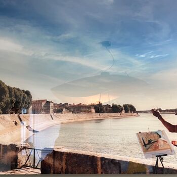 Photographie intitulée "Arles port" par Edart, Œuvre d'art originale, Photographie numérique