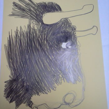 Disegno intitolato "toro.jpg" da Eddy Sequera, Opera d'arte originale