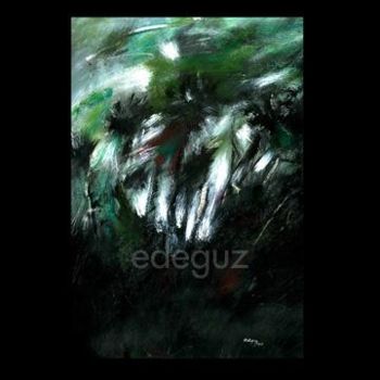 Pittura intitolato "trees4" da Edeguz, Opera d'arte originale