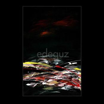 Peinture intitulée "blackscape2" par Edeguz, Œuvre d'art originale