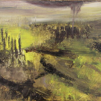 Peinture intitulée "Forêt magique" par Marie-France De Lamare, Œuvre d'art originale, Acrylique