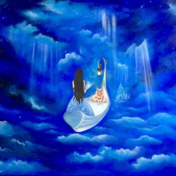 Картина под названием "Towards the Dream" - Edita Sarukhanyan, Подлинное произведение искусства, Акрил