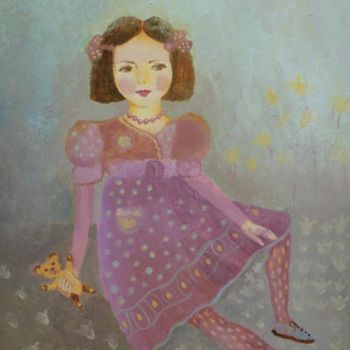 Painting titled "doll III" by Edita Januskeviciene, Original Artwork, Other