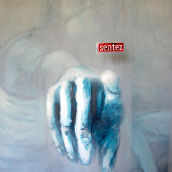 Ζωγραφική με τίτλο "Respirez !" από Edith Bos Boyer (EDITH DONC), Αυθεντικά έργα τέχνης, Ακρυλικό Τοποθετήθηκε στο Ξύλινο φο…