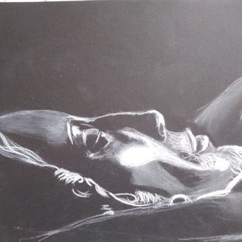 Drawing titled "Christ de la Pieta…" by Edyth Delaporte, Original Artwork, Pastel