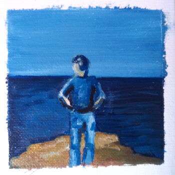 Картина под названием "Horizon" - Edith Donc, Подлинное произведение искусства, Масло